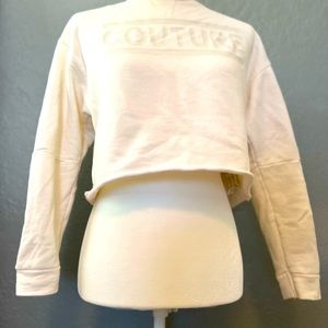 Zara Couture off white crop sweater 💟